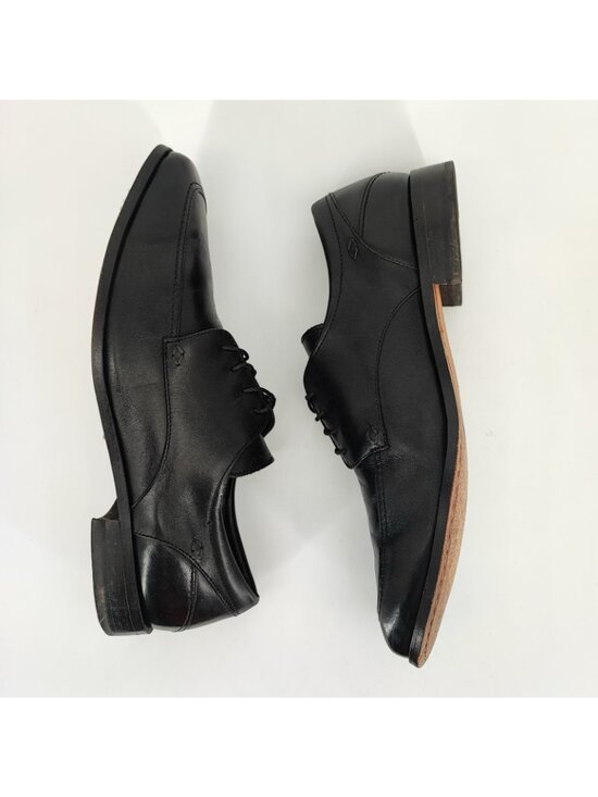 Florsheim Men’s Size 11.5 US Shoes Leather Black Oxford 18359-01 main image 5